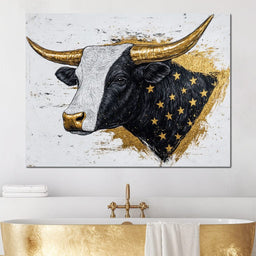 Golden Stars Majesty - NicheCanvas