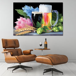 Brew and Blossom Fusion - NicheCanvas