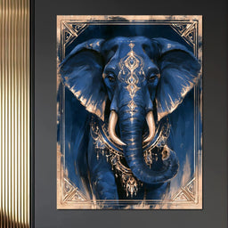 Gilded Wisdom of the Midnight Sage - NicheCanvas