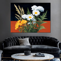 Wildflower Gathering Radiance - NicheCanvas