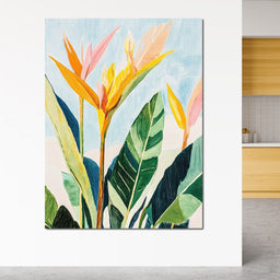 Tropical Flora Dance - NicheCanvas