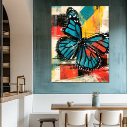 Fragmented Flight Of The Radiant Monarch - NicheCanvas