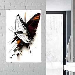 Butterfly Geometric Fusion - NicheCanvas