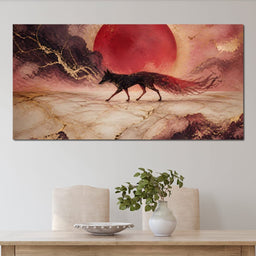 Gold Vein Fox Spirit - NicheCanvas
