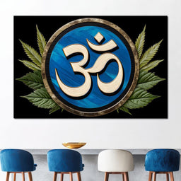Mystical Om Symbol Reverie - NicheCanvas