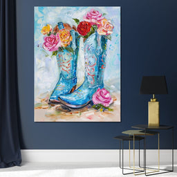 Floral Cowboy's Melodic Saga - Neal Hackett - NicheCanvas