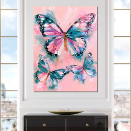 Fluttering Past The Pale Horizon - NicheCanvas