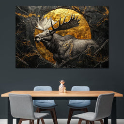 Golden Wilderness Majesty - NicheCanvas