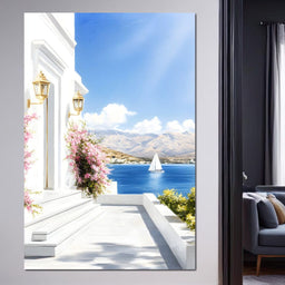 Coastal Sunlit Retreat - NicheCanvas