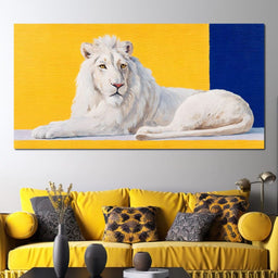 Majestic Sentinel Lion - NicheCanvas