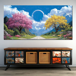 Rainbow Valley Tranquility - NicheCanvas