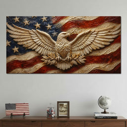 Sovereign Wings Above The Union - NicheCanvas