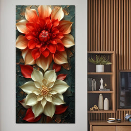 Autumnal Bloom Symphony - NicheCanvas