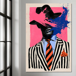Where the Neon Face Hides - NicheCanvas