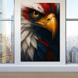 Majestic Gaze of Freedom - NicheCanvas