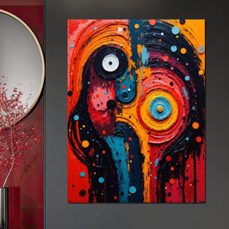 Colorful Modern Art 068 - Johanjjf - NicheCanvas