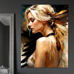 Female Portrait 0024 - Vizahn Burger - NicheCanvas