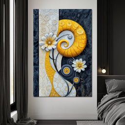 Golden Swirl - TooplesArt - NicheCanvas