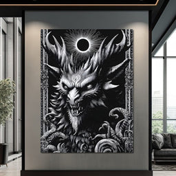 Nightmarish Eclipse Beast Lord - NicheCanvas