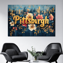 Pittsburgh Flowers - NicheCanvas