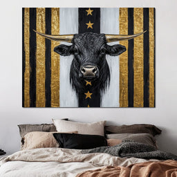 Majestic Bull Gold Standart - NicheCanvas