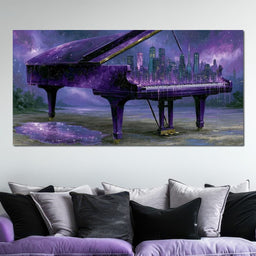 Melodies Melting Into The Night Sky - NicheCanvas