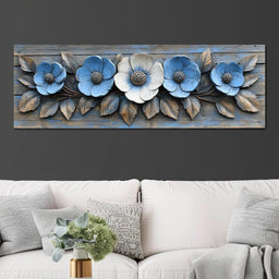 Rustic Bloom Harmony - NicheCanvas