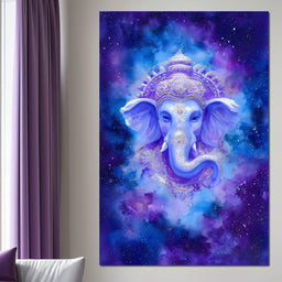 Celestial Ganesha Starlight - NicheCanvas