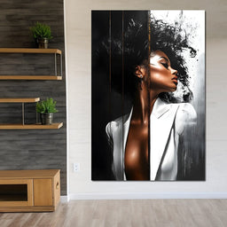 Harmony of Contrast and Elegance - NicheCanvas