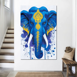 Ganesha Majestic Elephant Spirit - NicheCanvas