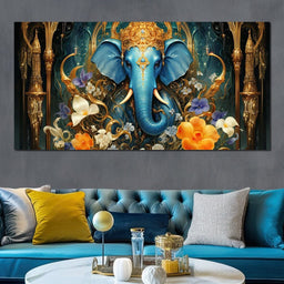 Radiant Majesty of the Elephant - NicheCanvas
