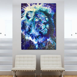 Astral Lion - Chiara Magni - NicheCanvas