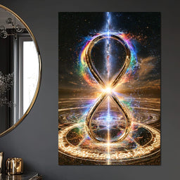 Boundless Resonance of the Celestial Loop - NicheCanvas