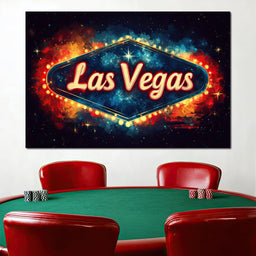 Las Vegas Neon Stardust - NicheCanvas
