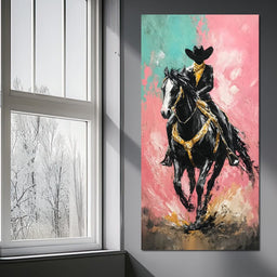 Galloping Western Stallion Energy - NicheCanvas
