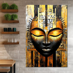 Radiant Golden Guardian - NicheCanvas