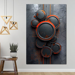 Colorful Modern Art 066 - Johanjjf - NicheCanvas