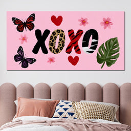 Pink Safari Love Butterfly Charm - NicheCanvas