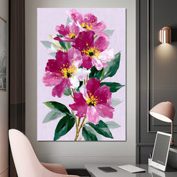 Pink Peony Garden - NicheCanvas