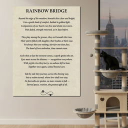 Rainbow Bridge Poem - NicheCanvas