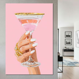 Chic Martini Luxury Toast - NicheCanvas
