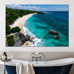 Ocean's Embrace Tranquility - NicheCanvas