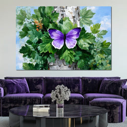 Fluttering Nature's Embrace - NicheCanvas