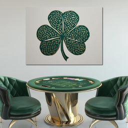 Clover Gold Leaf Charm - NicheCanvas