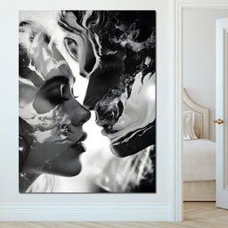 Luminous Liquid Kisses - NicheCanvas