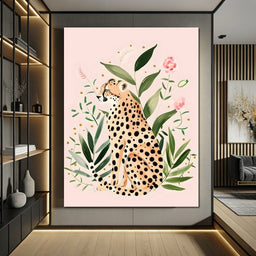 Golden Cheetah Tropical Garden - NicheCanvas