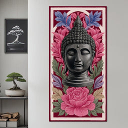 Buddha Tranquil Floral Meditation - NicheCanvas