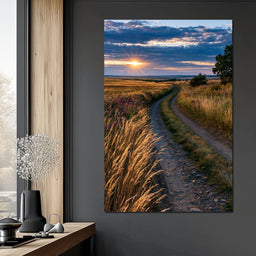 Golden Hour Journey Home - NicheCanvas