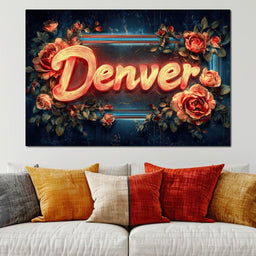 Denver Glow - NicheCanvas