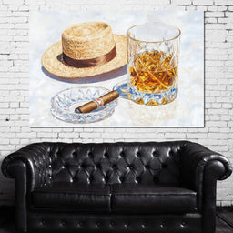 Sunlit Cuban Leisure - NicheCanvas